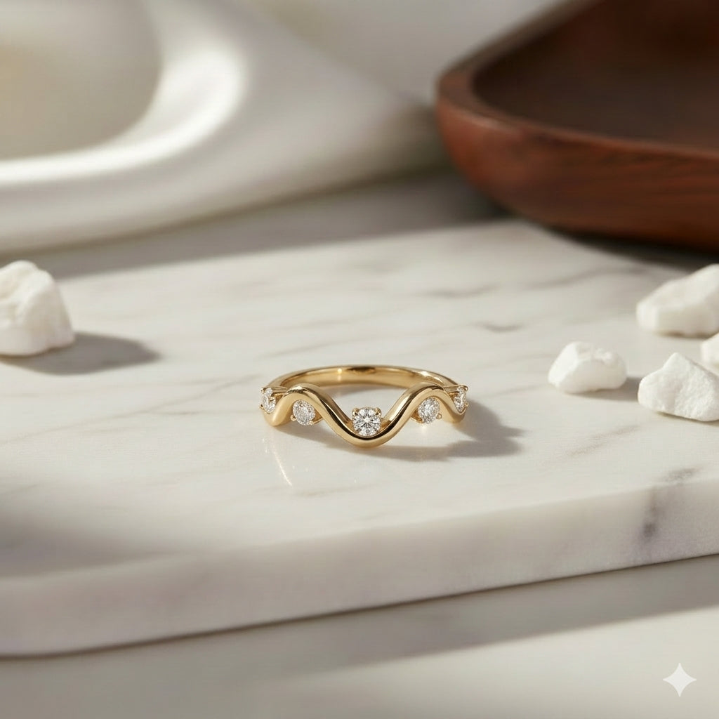 The Levi five stone ring